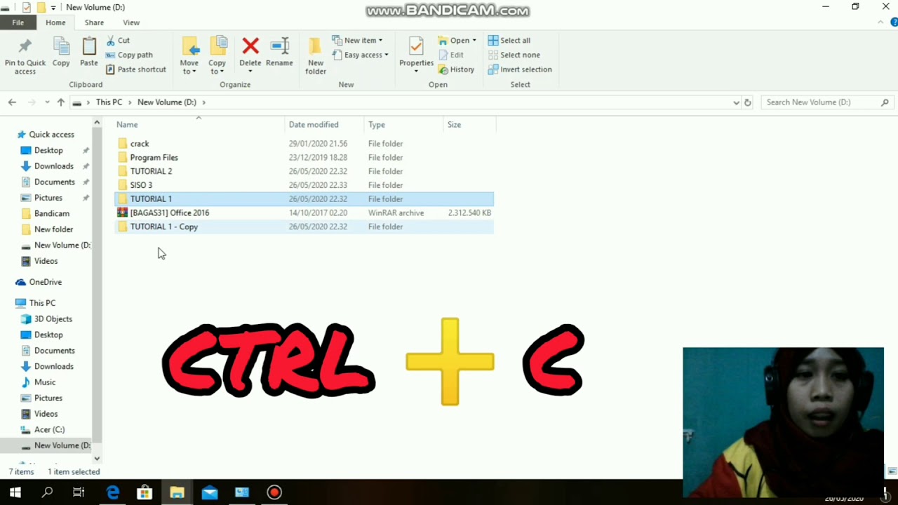 Cut Copy Rename MANAJEMENT FILE : Membuat Folder ,Rename, Copy, Cut, Paste, Restore ...
