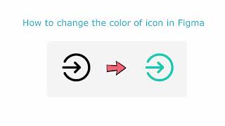 Figma: How to Change Color of Icon screenshot 5