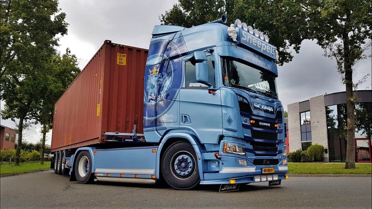Sneepels - Next Generation SCANIA R650 V8 (loud sound) - YouTube