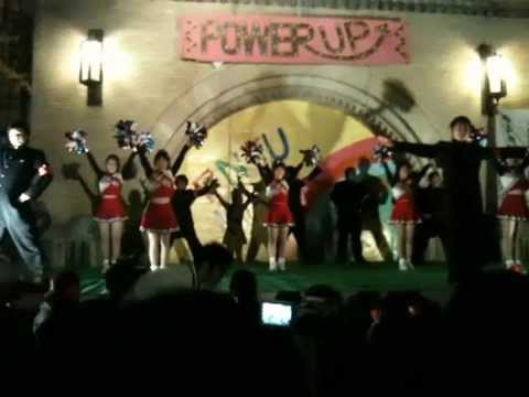 六甲祭　応援団　後夜祭