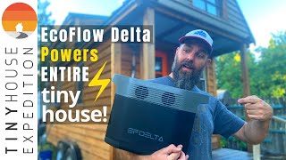Powers Entire Tiny House! Ecoflow Delta 1300 Power Station