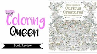 Curious Creatures Coloring Book Review