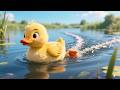 Duck Duck Splash Song 🦆 | Fun Pond Dance for Kids | Cute Animal Nursery Rhyme