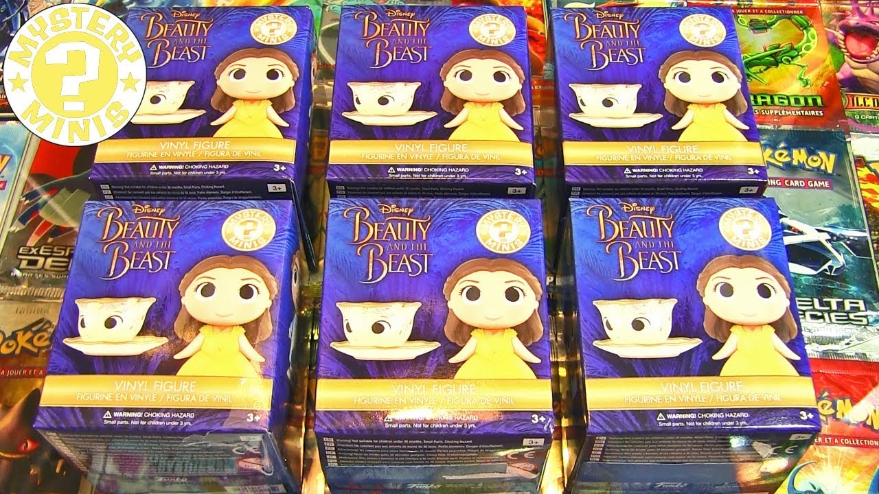 VIDEO SURPRISE ! OUVERTURE DE 6 BOOSTERS MYSTERY MINIS DISNEY LA BELLE & LA BÊTE !