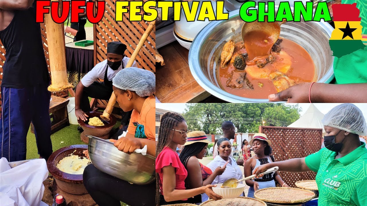FUFU FESTIVAL: The first festival in Ghana and west Africa|| Living in Ghana|| December in Ghana
