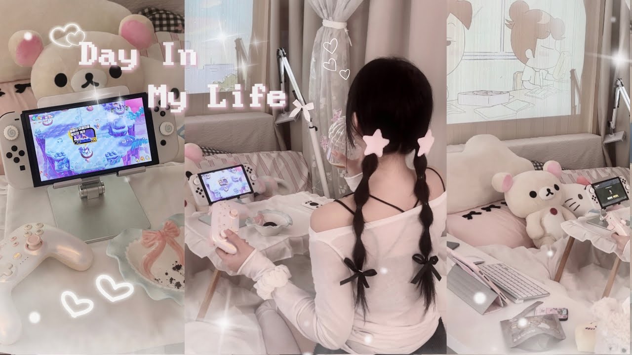 [SUB] ʚ Vlog ɞㅣ겨울엔 역시 집콕이 최고지·.˚ ₊:ㅣ키티 타코야끼 만들기💝ㅣ치이카와 잠옷ㅣ리락쿠마 간식🍮ㅣ유령 미트볼 파스타👻🍝ㅣFIFINE AmpliGame AM8