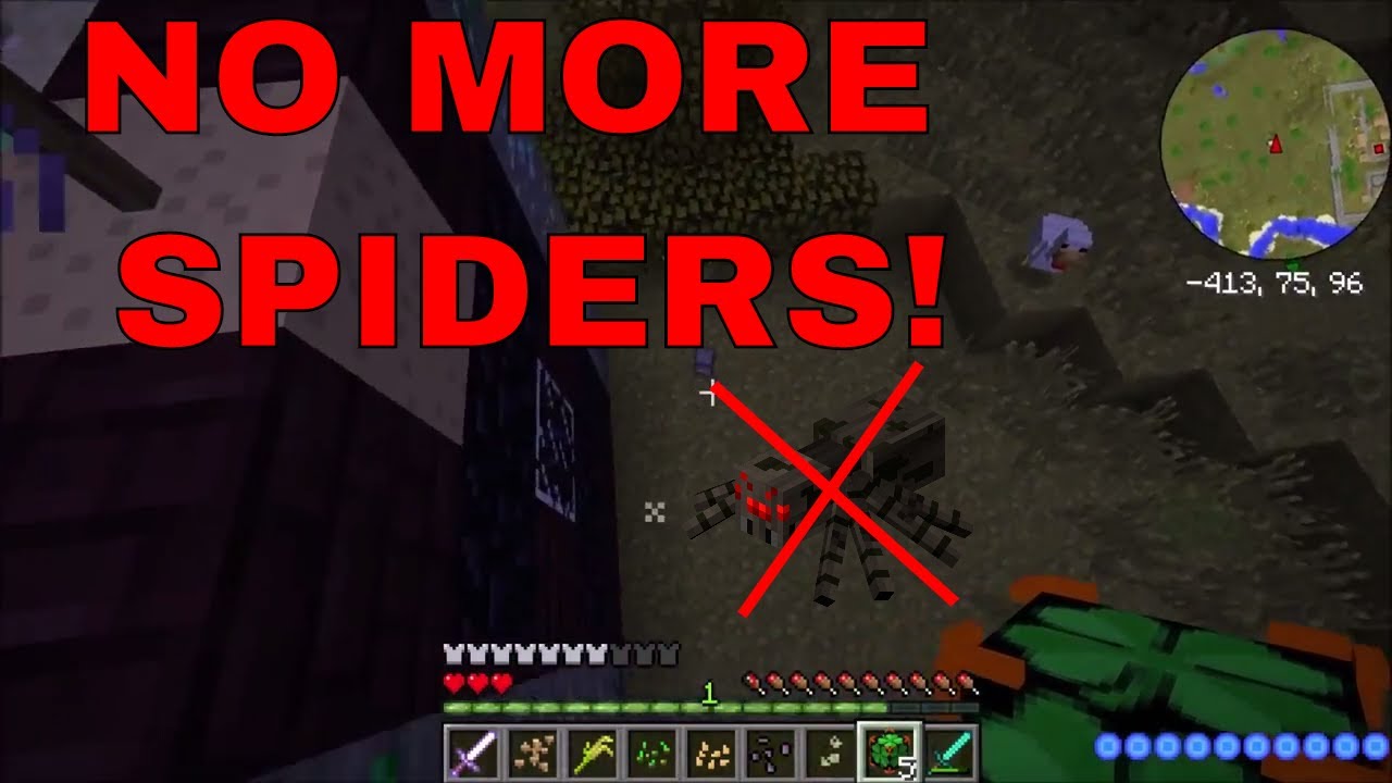 SPIDERS ARE GOING EXTINCT! Folf Craft Part 2