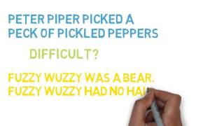 Tongue Twisters To Practice English Peter Piper, She Sells Seashells, Etc.