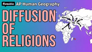 AP Human Geography - Unit 3: Religious Diffusion