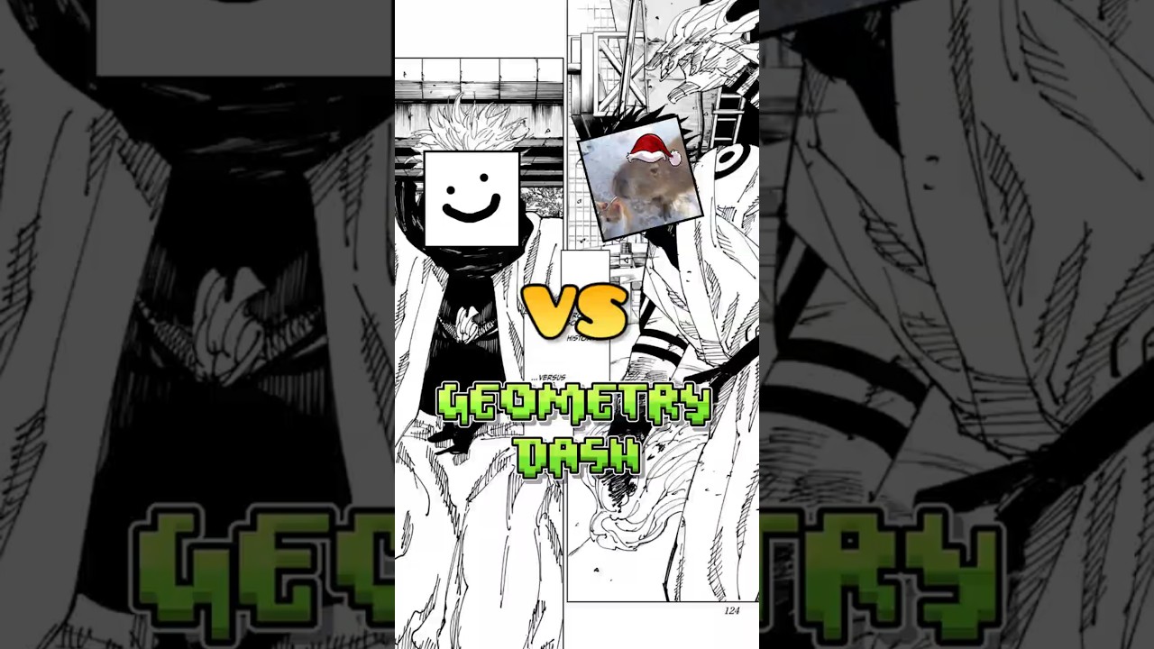 GOJO vs SUKUNA in GEOMETRY DASH 🥀