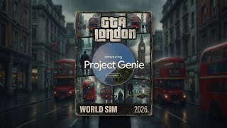 GTA London - simulated with Genie 3 world model.  screenshot 5