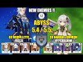 NEW Spiral Abyss 5.4 5.5 | C0 Neuvillette Freeze &amp; C0 Nahida Ororon Hyperbloom | Genshin Impact 【原神】