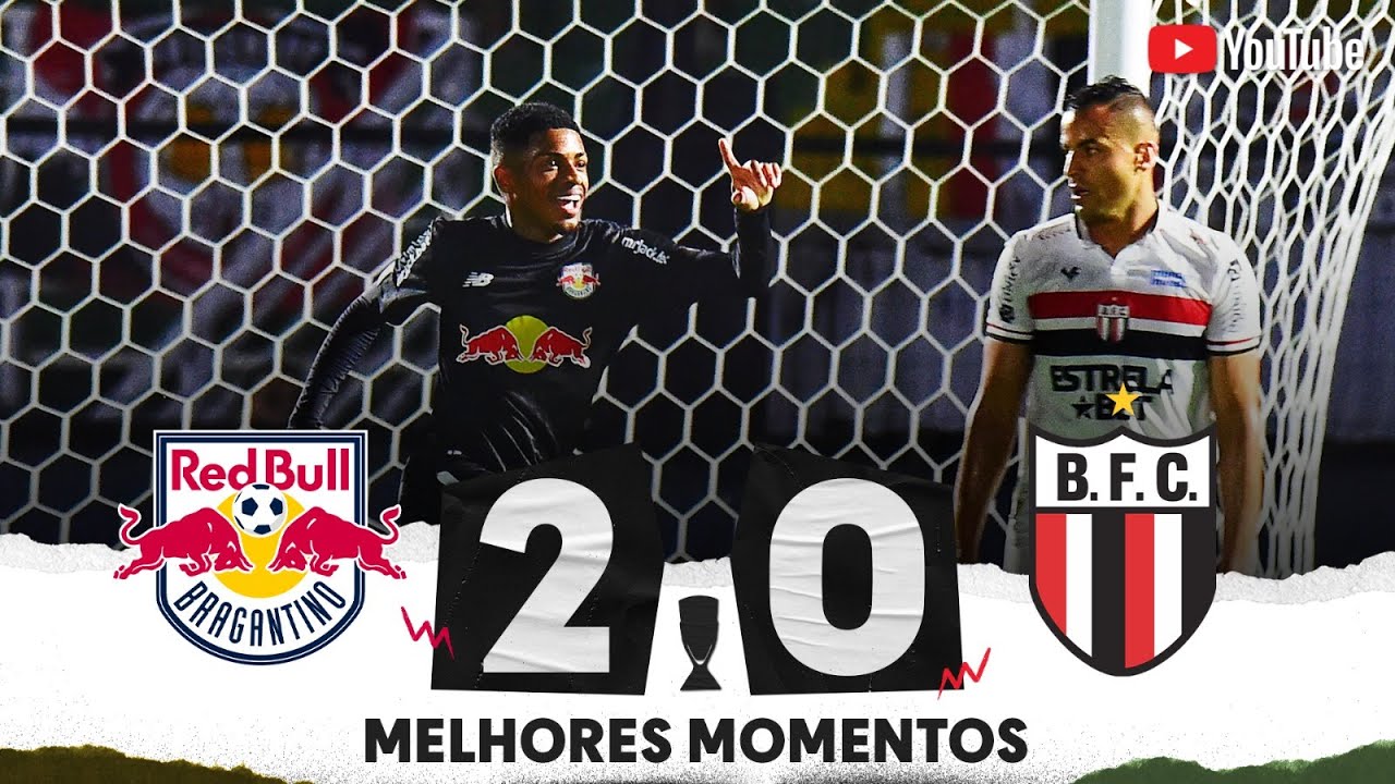 RED BULL BRAGANTINO 2 X 0 BOTAFOGO | MELHORES MOMENTOS | QUARTAS DE ...