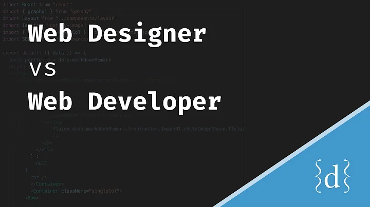 What's better? Being a Web Designer or a Web Developer? Answer: Both