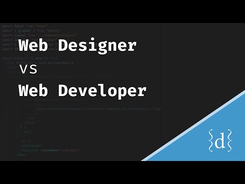 What's better? Being a Web Designer or a Web Developer? Answer: Both