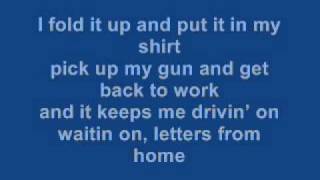 Letters From Home Lyrics - John Micheal Montgomery chords