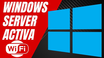Como Activar Conexión wifi o Red Inalámbrica en Windows Server 2016, 2019