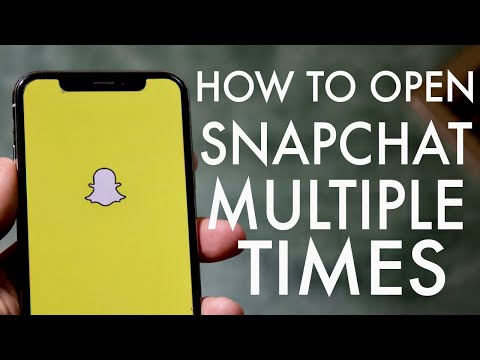 How To Open a Snapchat Multiple Times! (2020)
