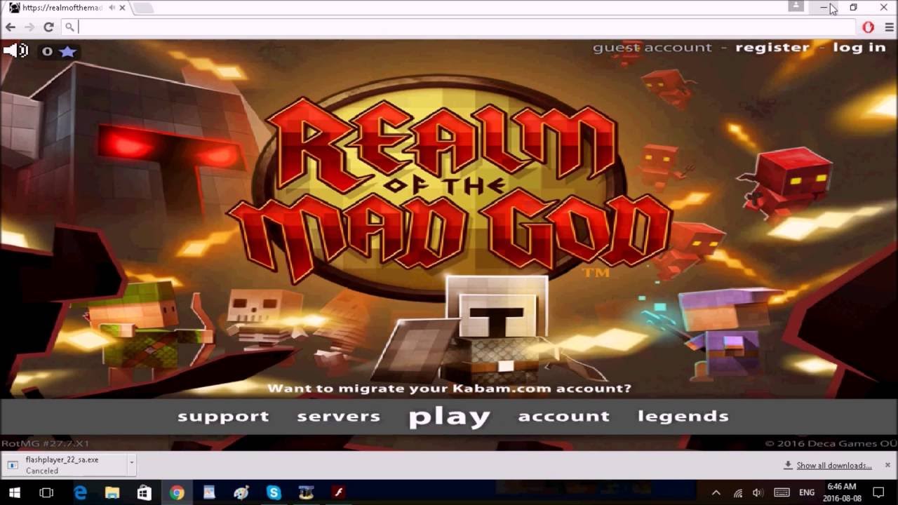 Stop lagging in Realm of the Mad God (How to)