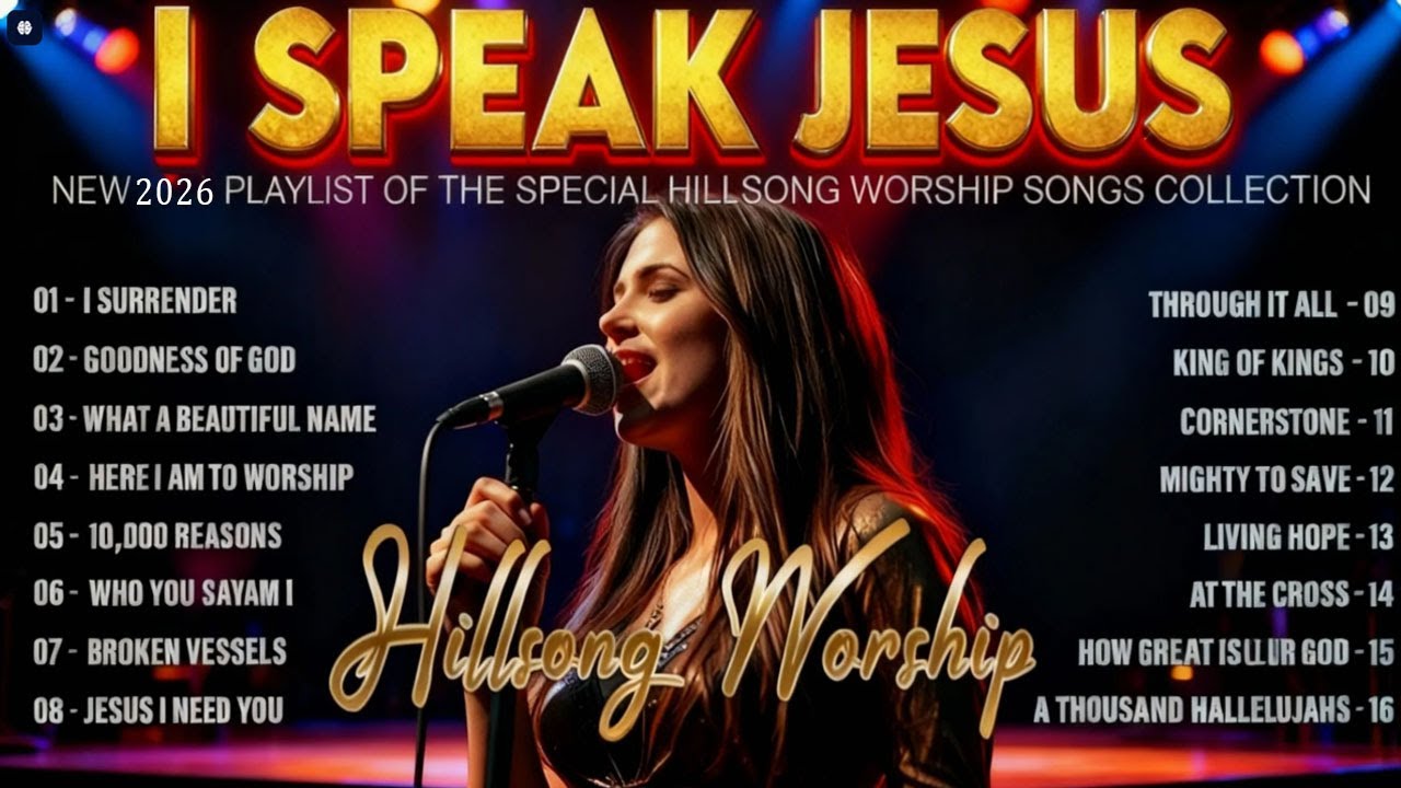 I Speak Jesus ✨Special Worship Songs Playlist 2026,Christian Worship, Hillsong Worship 2026