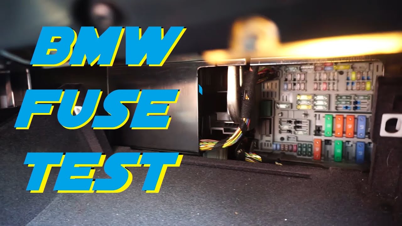 BMW Fuse Testing - YouTube