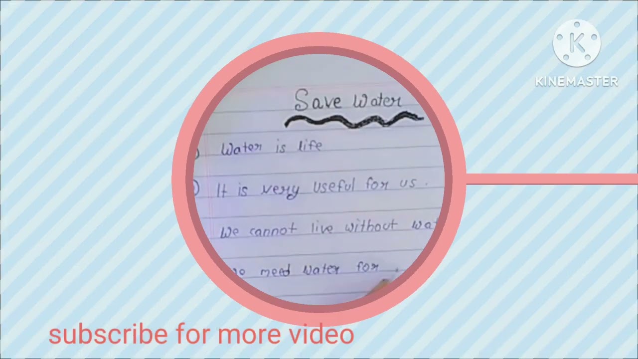 essay on save water💦10 lines#1