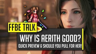 Preview Ffvii Aerith What Makes Her So Good? Worth? - Ffbe Final Fantasy Brave Exvius