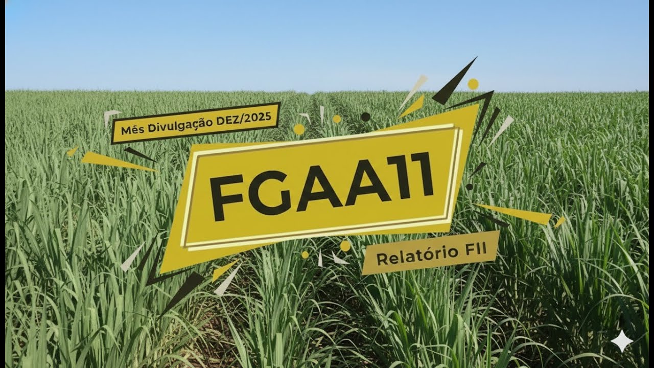 FGAA11 - Dividend Yield de 1,27% e carteira 100% adimplente em Novembro de 2025