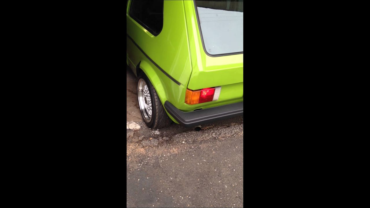 VW MK1 rabbit 16v at idle. 21sporttuning... - YouTube
