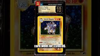 🔥 This Rhydon card fetched £590.06 — crazy or fair? #shorts