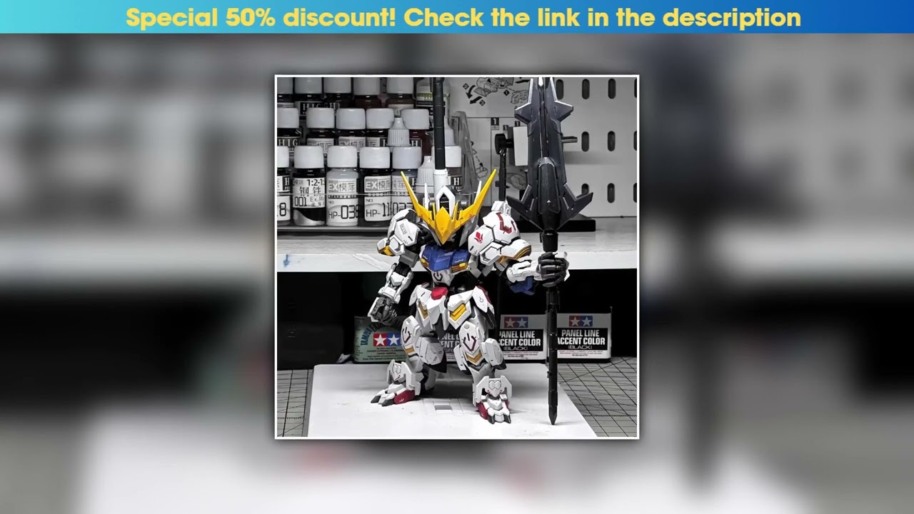 Discount Barbatos Mgsd Assembly Model Kit Action Figures Comes With Water Decals Free Display Stand