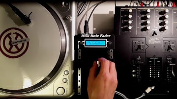 MIDI Note Fader Pro controls demo