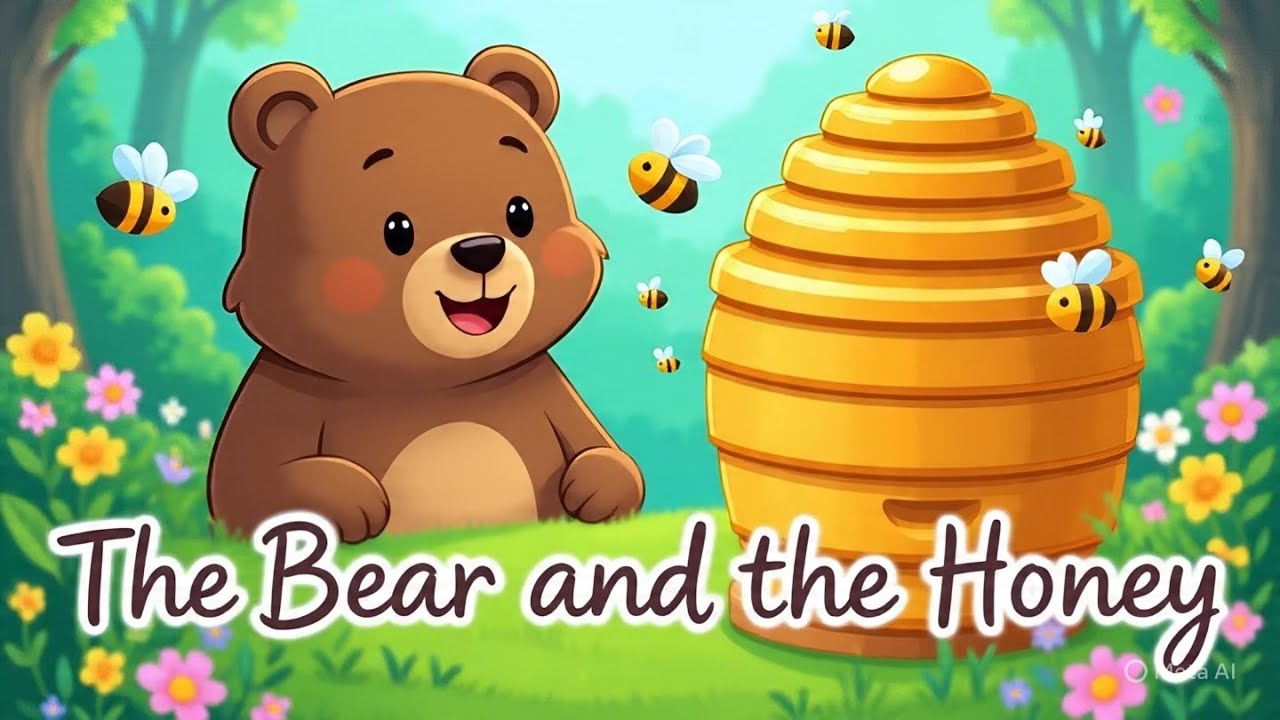 🐻🍯 The Bear and the Honey | A Sweet Story About Friendship 🌟# ...