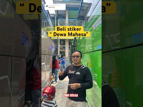 Beli Stiker “ Dewa Mahesa “ Bus Green Kemuning #bus #stiker #stikerbus