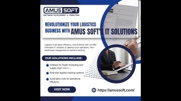 Revolutionize Your Logistics Business with AMUS Soft’s IT Solutions!