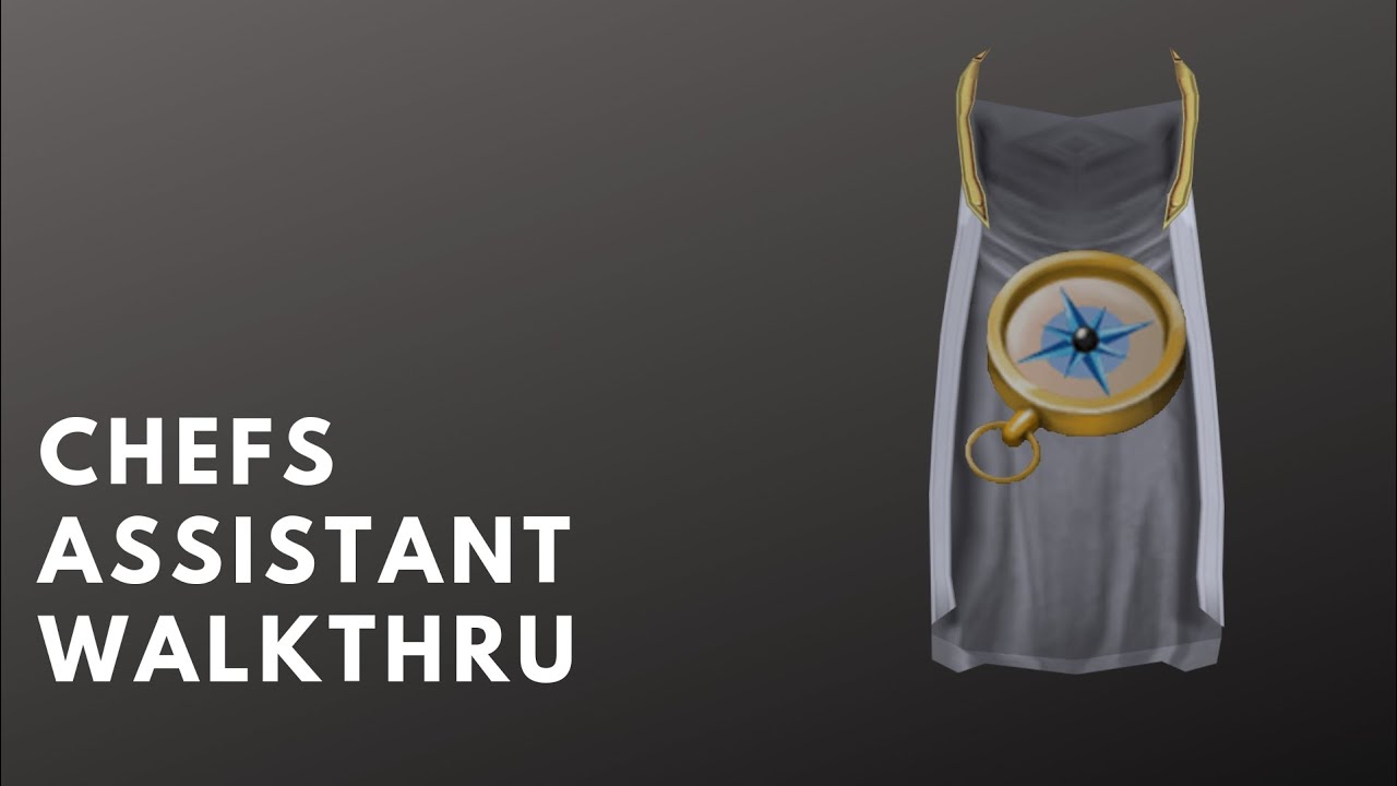 Runescape 3 Chef's Assistant Playthru/Walkthru YouTube