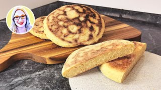 Original Marokkanisches Pfannenbrot Matloue / Batbout ganz einfach OHNE MEHL selber machen