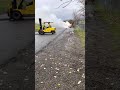 Tweaker van on fire