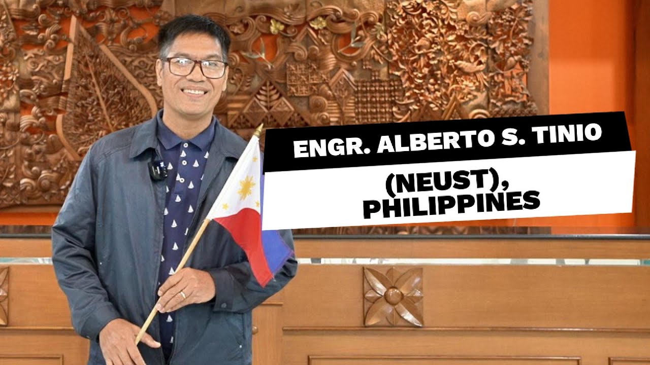 Message from Engr. Alberto S. Tinio - NEUST, Philippines in Faculty Exchange Program