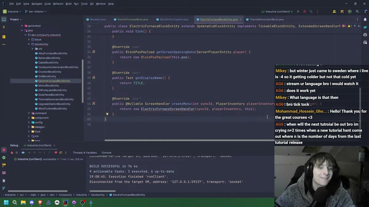 Creating a Minecraft Tech Mod - Fabric 1.21.3 - YouTube