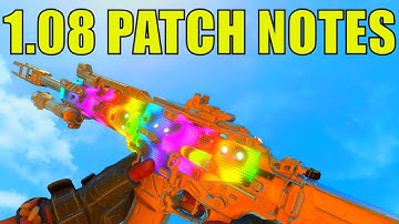 *NEW* COD BO4 1.08 UPDATE PATCH NOTES! - SPAWN FIXES, BLACKOUT UPDATES + MORE! (1.08 UPDATE COD BO4)