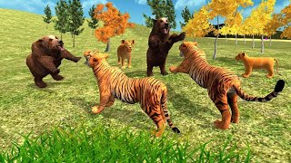 Wild Tiger Family Simulator Tiger Games - Tiger Vs Lion, Bear, Crocodile, Animal Simulator #1 screenshot 5
