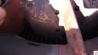 down through the compressor