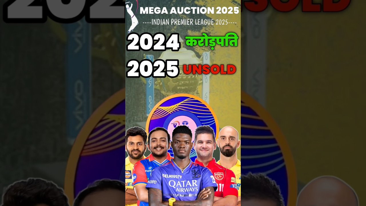 5 Players Who Hit Jackpot Last Year but Went Unsold in IPL 2025 Mega Auction!