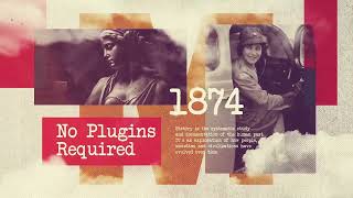 Clouds History Timeline Slideshow - Video Display | After Effect Template