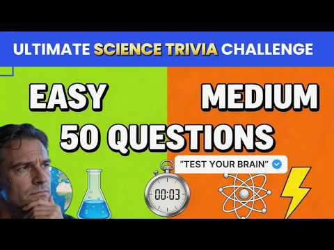 Fast Easy Science Quiz 50 Quick-Fire Questions Test Your Science IQ in 3 Seconds