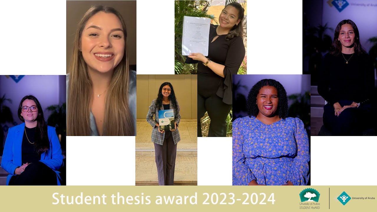 University of Aruba Honors Outstanding Thesis Awardees (2023-2024)