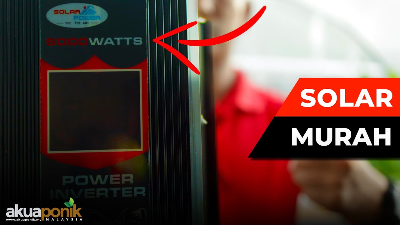 Selamat Tinggal TNB | Kit Sistem Solar 6,000 Watt Harga RM160 Jerrr.