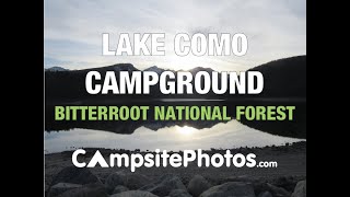 Lake Como Campground - Bitterroot National Forest, MT