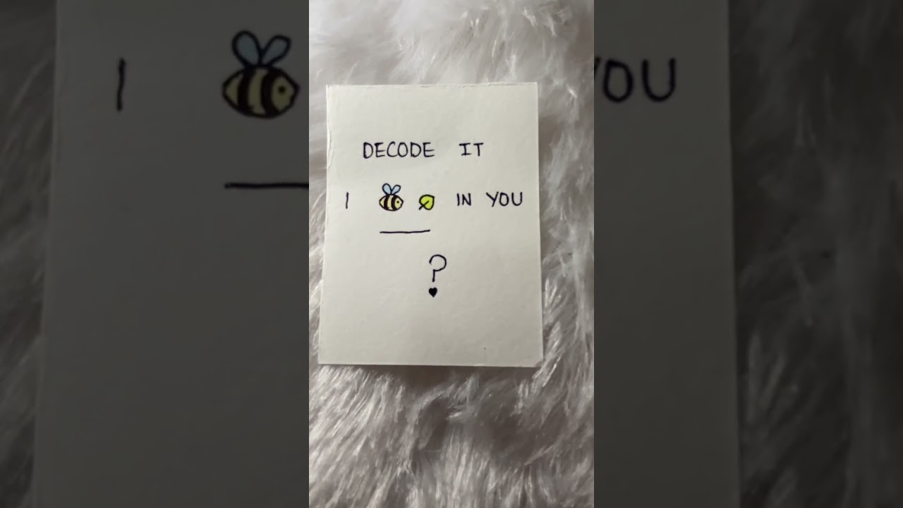 How to Send secret message | beginner art | funny puzzle 